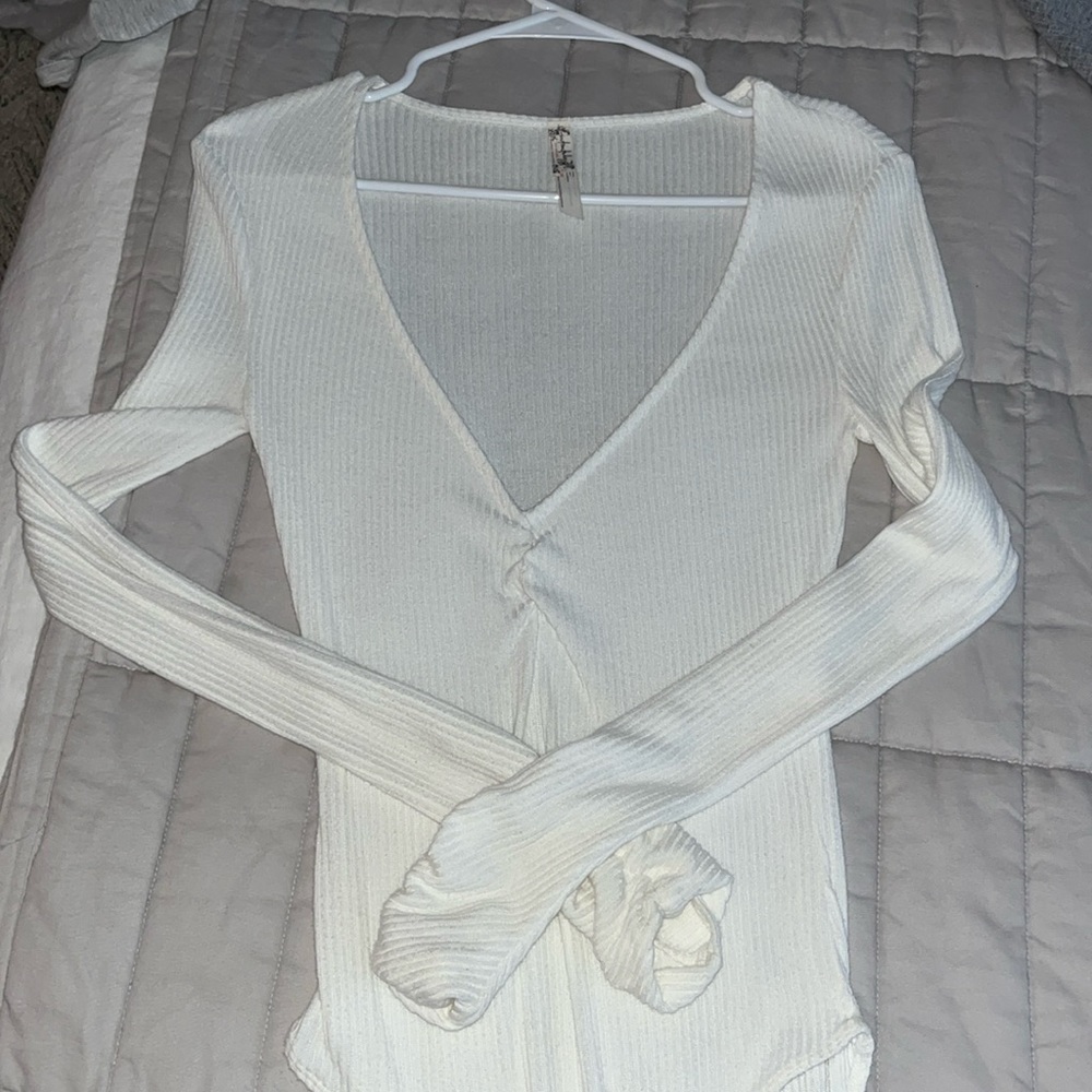TWO free people body suits